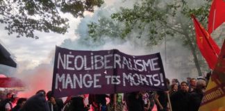 Protesters in France