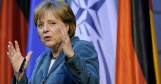 Merkel rearming Germany