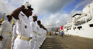 China opens first military base in Djibouti
