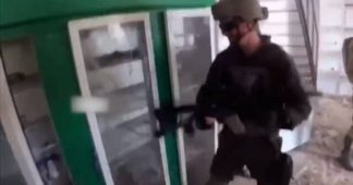 Israeli soldiers destroy shop for fun