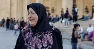 Shock and grief as Beirut’s displaced receive news of Nasrallah’s death