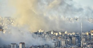 Unprecedented Israeli strikes on Beirut ahead of anticipated ceasefire