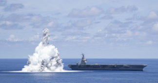 US Navy’s explosive test off Florida coast triggers 3.9-magnitude ‘quake’ as world’s most expensive warship undergoes shock trial