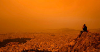 Climate Change brings Sahara to Greece!