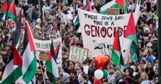 Massive demonstrations take place in Europe in support of Gaza