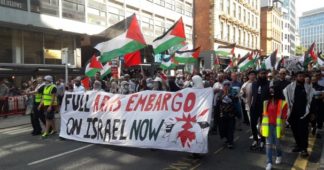 Thousands march for Palestine as Israel intensifies war on Gaza and West Bank